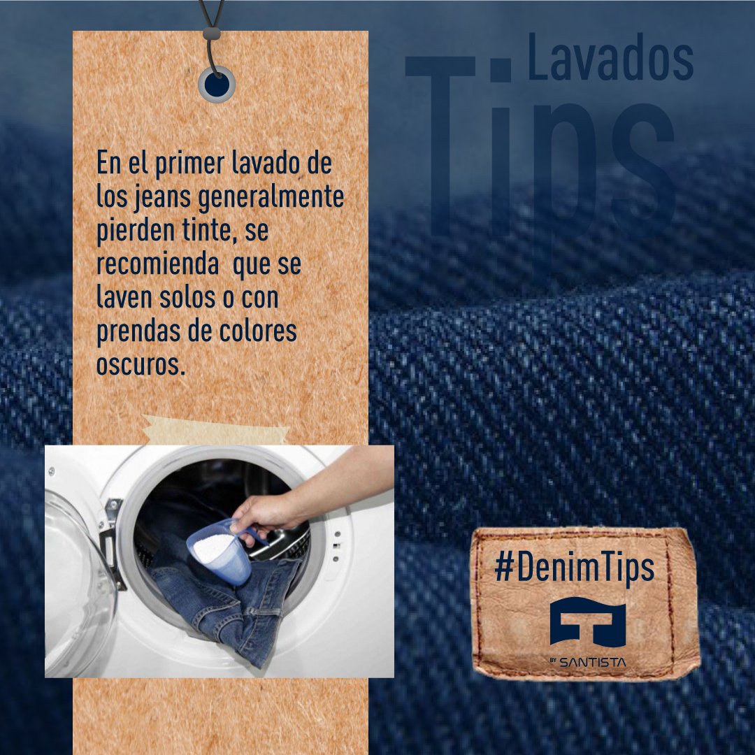 SantistaJW's tweet photo. #DenimTips ~ Generalmente los jeans en su primer lavado pierden tinte.๐#denim #consejos #jeans #cuidarlasprendas #tips #martesdeconsejos https://t.co/EeeVhLYGKv