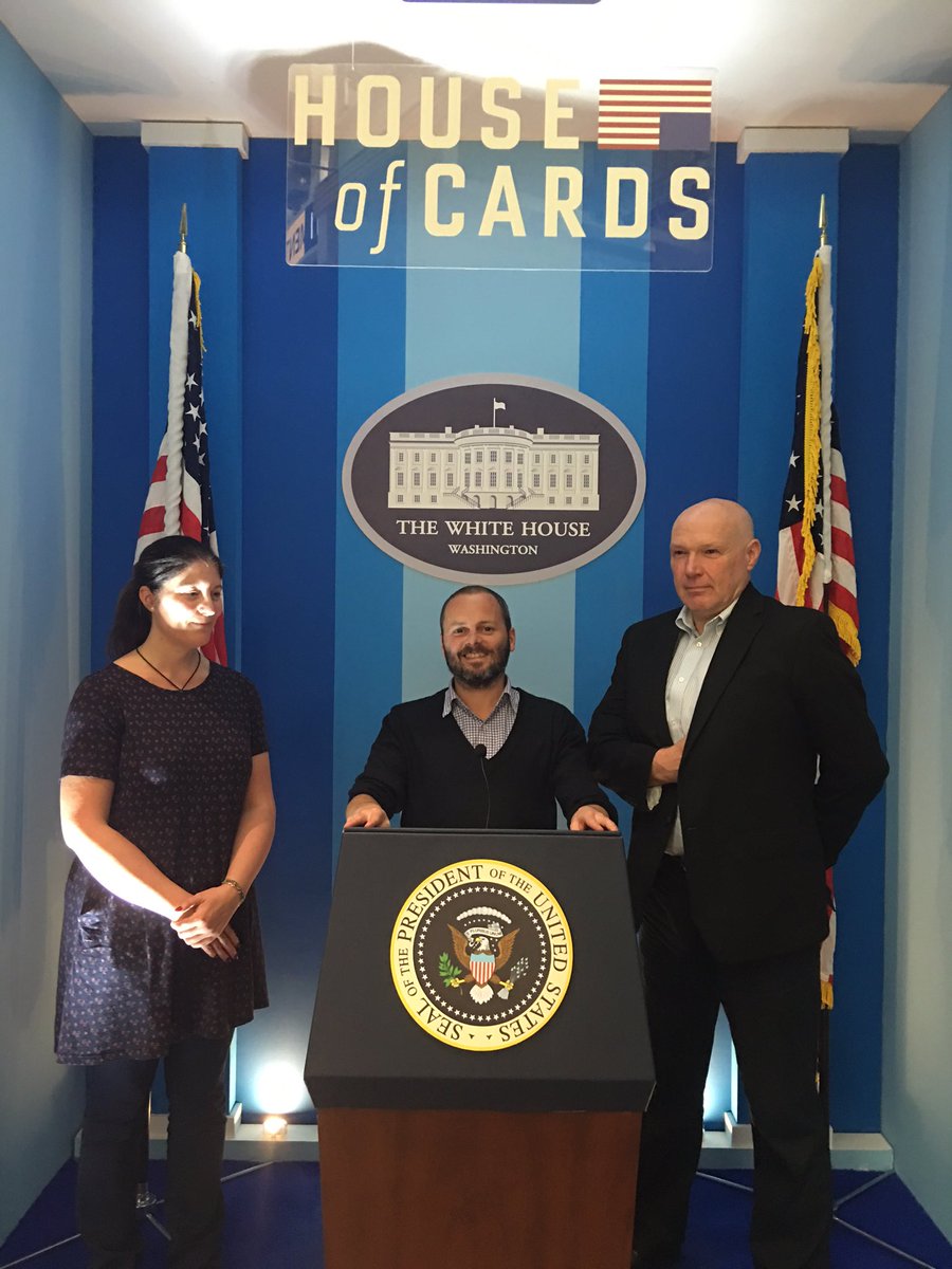 jnicol9's tweet photo. #HouseOfCards, #SkyStoreBoxSets Marc for President :-) https://t.co/hUjaLMBzzX