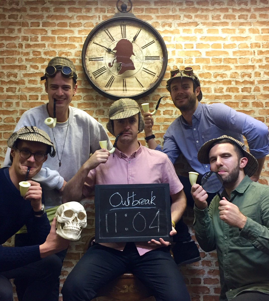 Classic capers from these puzzle breakers! 🕵🏽🔑⌛️ #escaperooms #london #midweekmadness