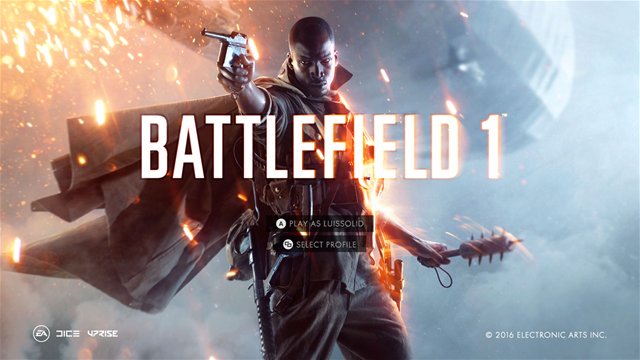luissolid's tweet photo. @EA Weekend? I play #Battlefield1 all week long! @Battlefield ! #BattlefieldFAN ! https://t.co/FfEefi0G8H