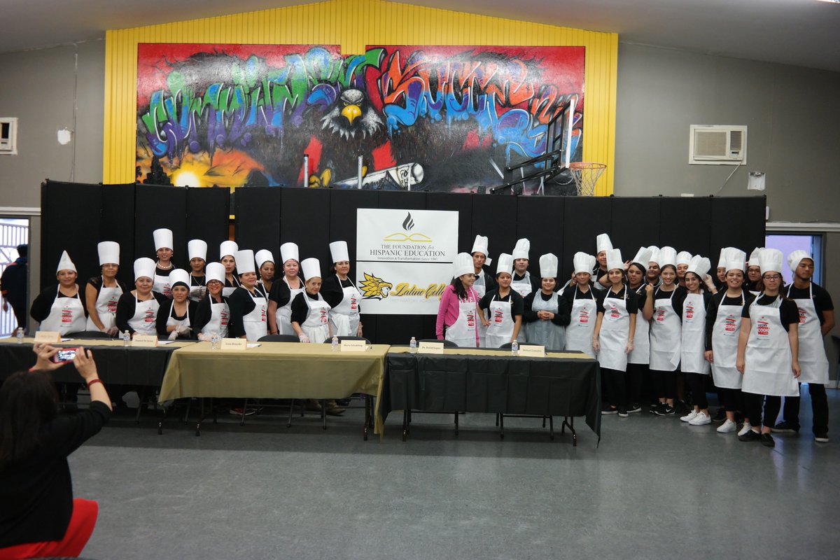 TFHECommunity's tweet photo. #TeensCookWithHeart students vs. parents cookoff! Students at #SJLCPA won! Thank you, @American_Heart of Silicon Valley for partnership! https://t.co/c0Nrl2vpVg