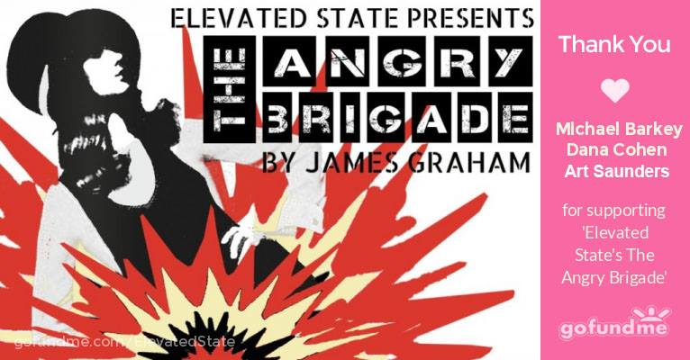 ElevatedStateTC's tweet photo. Thank you to the lovely Michael Barkey, Dana Cohen and Art Saunders for supporting Elevated State. You're helping us revolutionise theatre! https://t.co/cCRCyKBjgp
