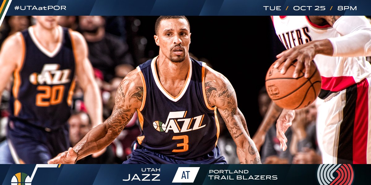 Jazz // Blazers // Opening Night  #TakeNote  #UTAatPOR https://t.co/dWVQ6tQx7f