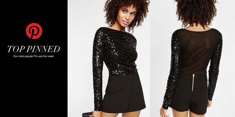 express's tweet photo. SeqWINNING: Our sequin romper is #TopPinned
https://t.co/oH9R8AdmDP https://t.co/6RzGHun92m