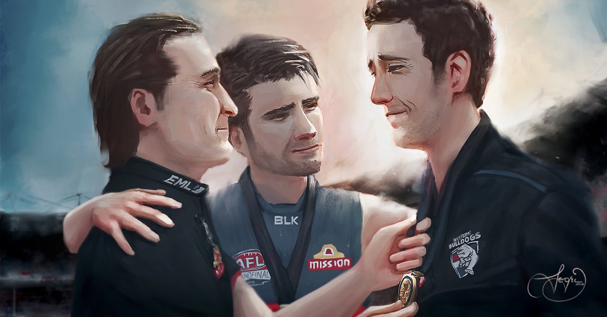 jogri_'s tweet photo. To celebrate such a great season. I've painted the most emotional moment for me as a supporter.
@westernbulldogs @easton_wood @BobMurphy02 https://t.co/3tlVcOOUe9