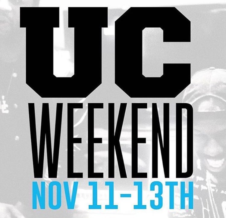 WordKrush's tweet photo. #UCWeekend OTW!!! @ayotheproducer X @itskeyzbaby 🤘🏼Mark Your Calendars!!! https://t.co/nDy8iL724H
