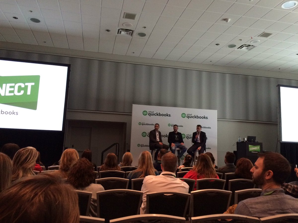 kimberleyschick's tweet photo. @DeathWishCoffee and @BillRancic espousing the benefits of having a great accountant. #QBConnect https://t.co/FCLZHoG3mL