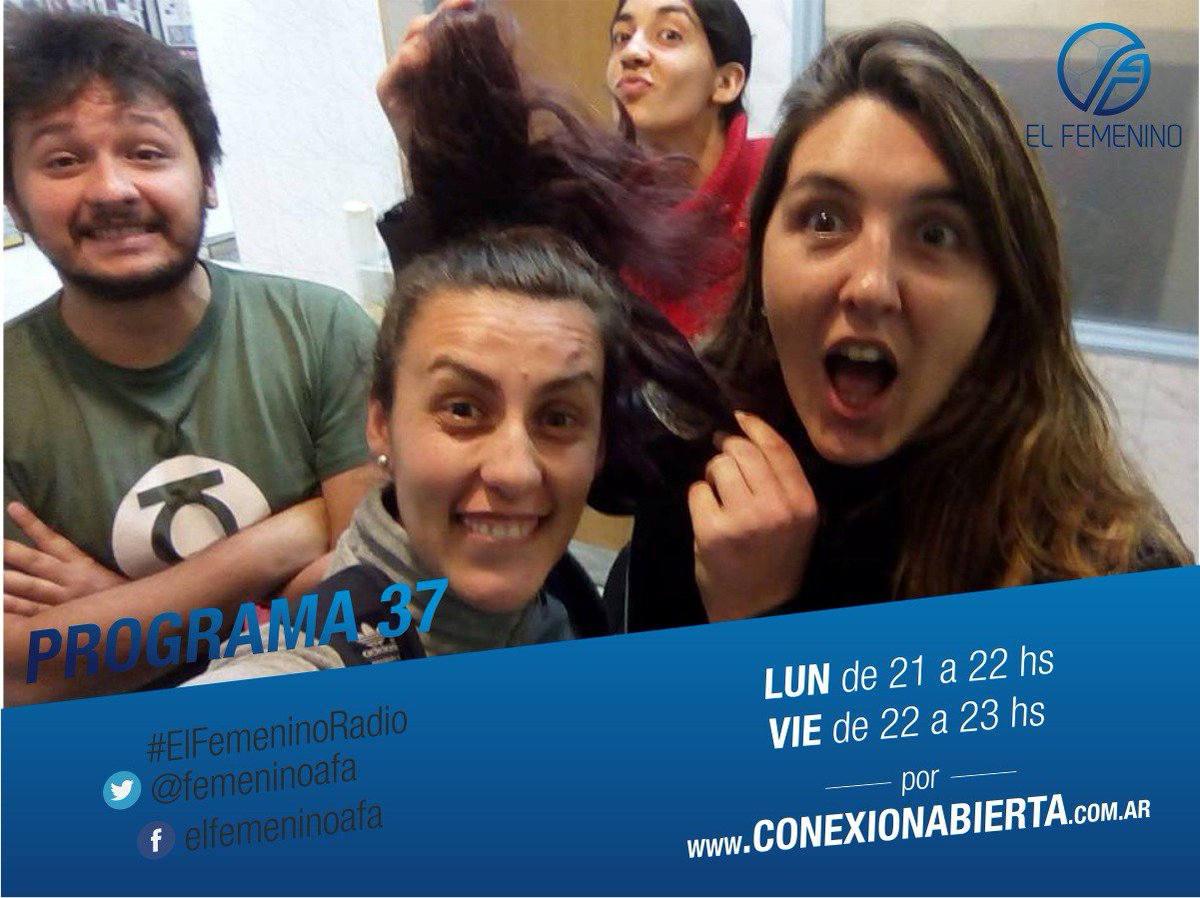 FemeninoAFA's tweet photo. #ElFemeninoRadio Repasá el #Programa37 con las entrevistas a @belenpotassa y @MicaCabrera97 por @conexionabierta: https://t.co/QEYD7GJftS https://t.co/VHFemOOsLj