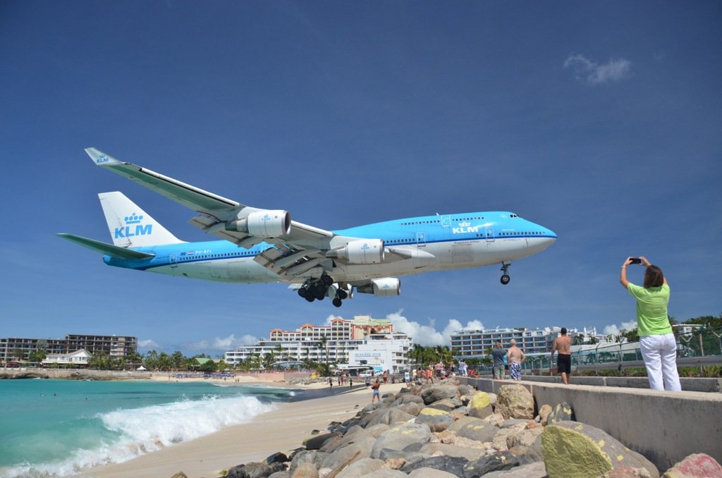 CityTransfers's tweet photo. World’s Coolest (Scariest?) Plane Landing to End: KLM Will Stop Flying the 747 to St Maarten https://t.co/XpmiFjL51z https://t.co/oChYhoPg2O