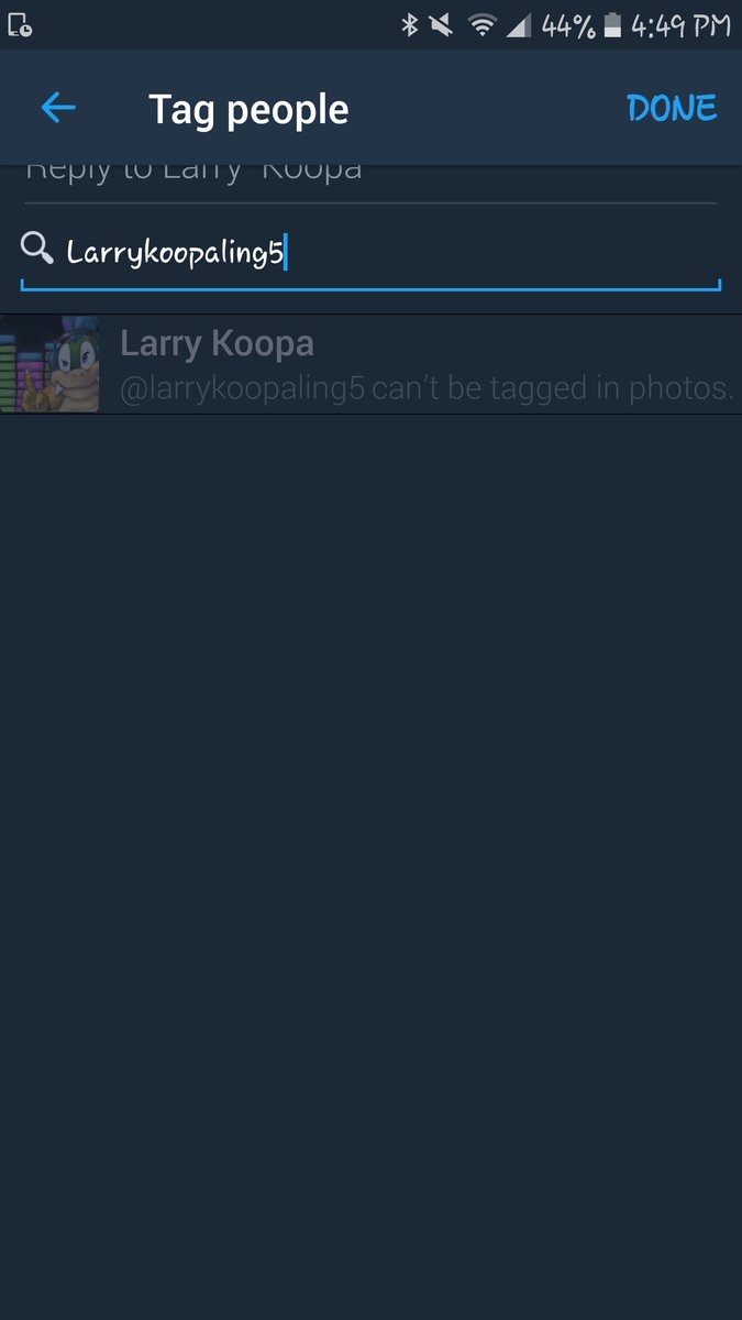 lemmykoopalings's tweet photo. Aww man why @larrykoopaling5 cant be tagged in any photos https://t.co/TfMtLuYQFt