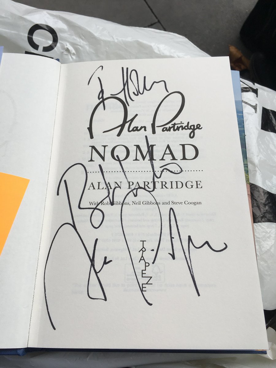 Red_Hol's tweet image. Had a cracking day today meeting #AlanPartridge thanks to @WaterstonesMCR Well worth getting up at 7am for! #Ah-ha!  #Backofthenet