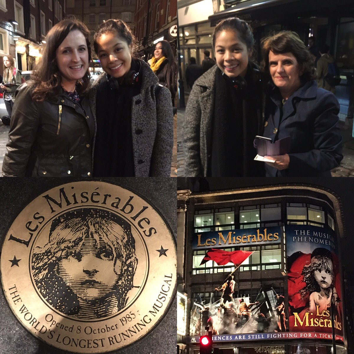 smrich21's tweet photo. @EvaNoblezada Thanks for meeting my Mum &amp; I, we can't stop smiling! So lucky to see you  perform, you are a star :) https://t.co/sxJBQ9Ab4G