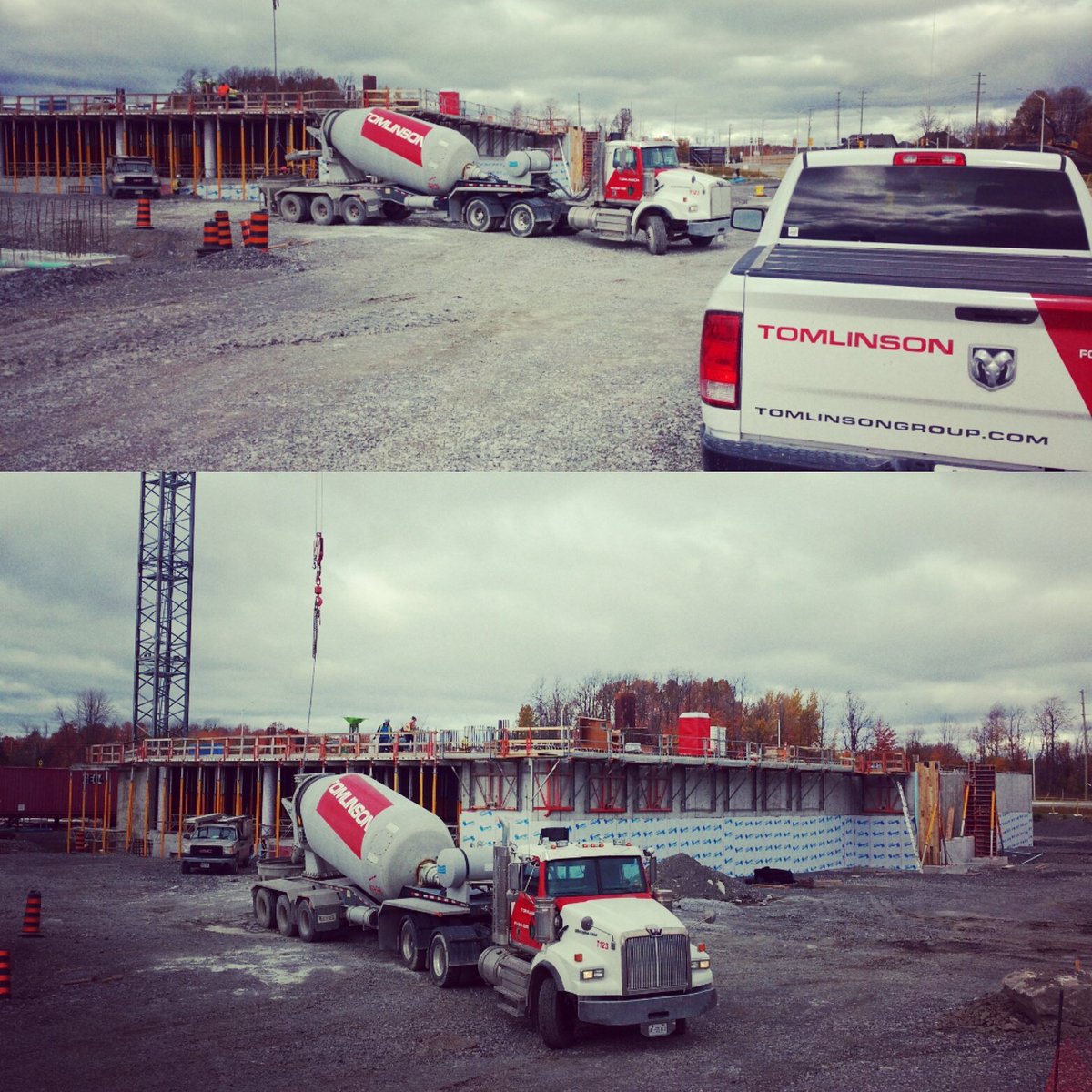 RyanAAndre's tweet photo. #Concrete pour @tomlinsongroup new head office #TheCore, #TomlinsonReadyMix #Ottawa #Barrhaven #Citigate https://t.co/NBDORA7LGH