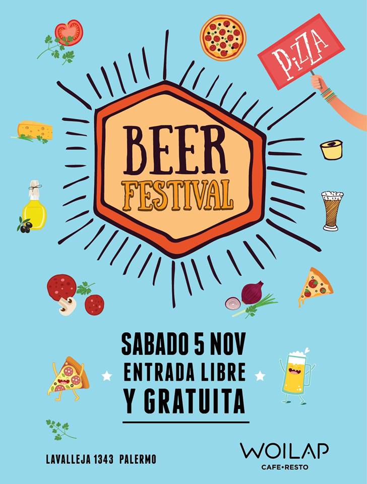 Sabado 5/11 Beer Festival en <a href="/woilap/">WOILAP</a> entra libre y gratuita!!