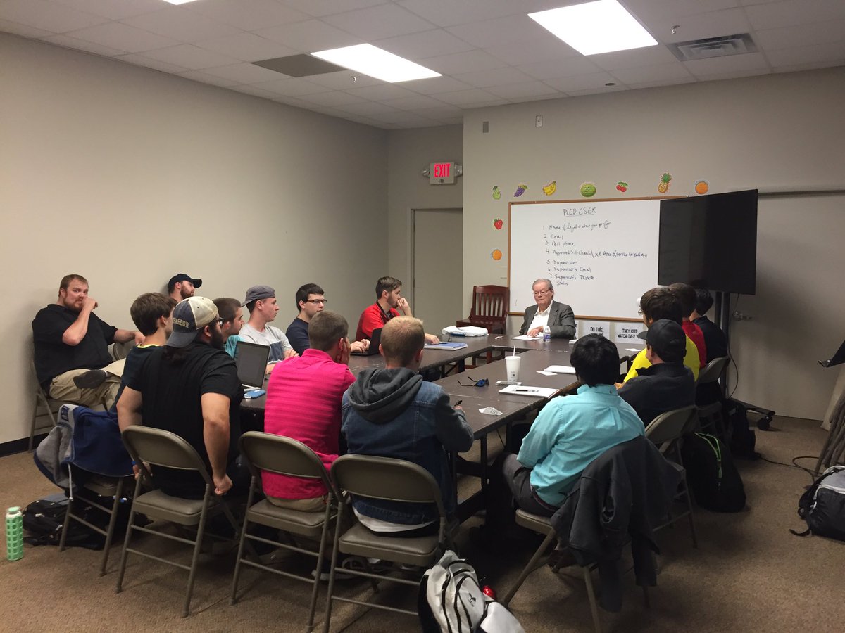 Willmington's tweet image. The Doc investing in #PLED students @LibertyCLCM