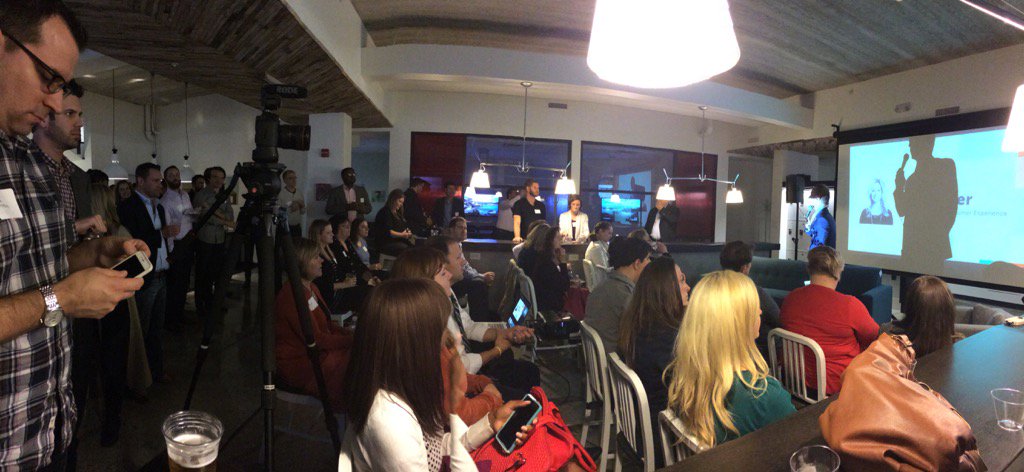 terriwada's tweet photo. Standing room only with @StudioScience and @DesignIndyUS https://t.co/hO3wESjRtV