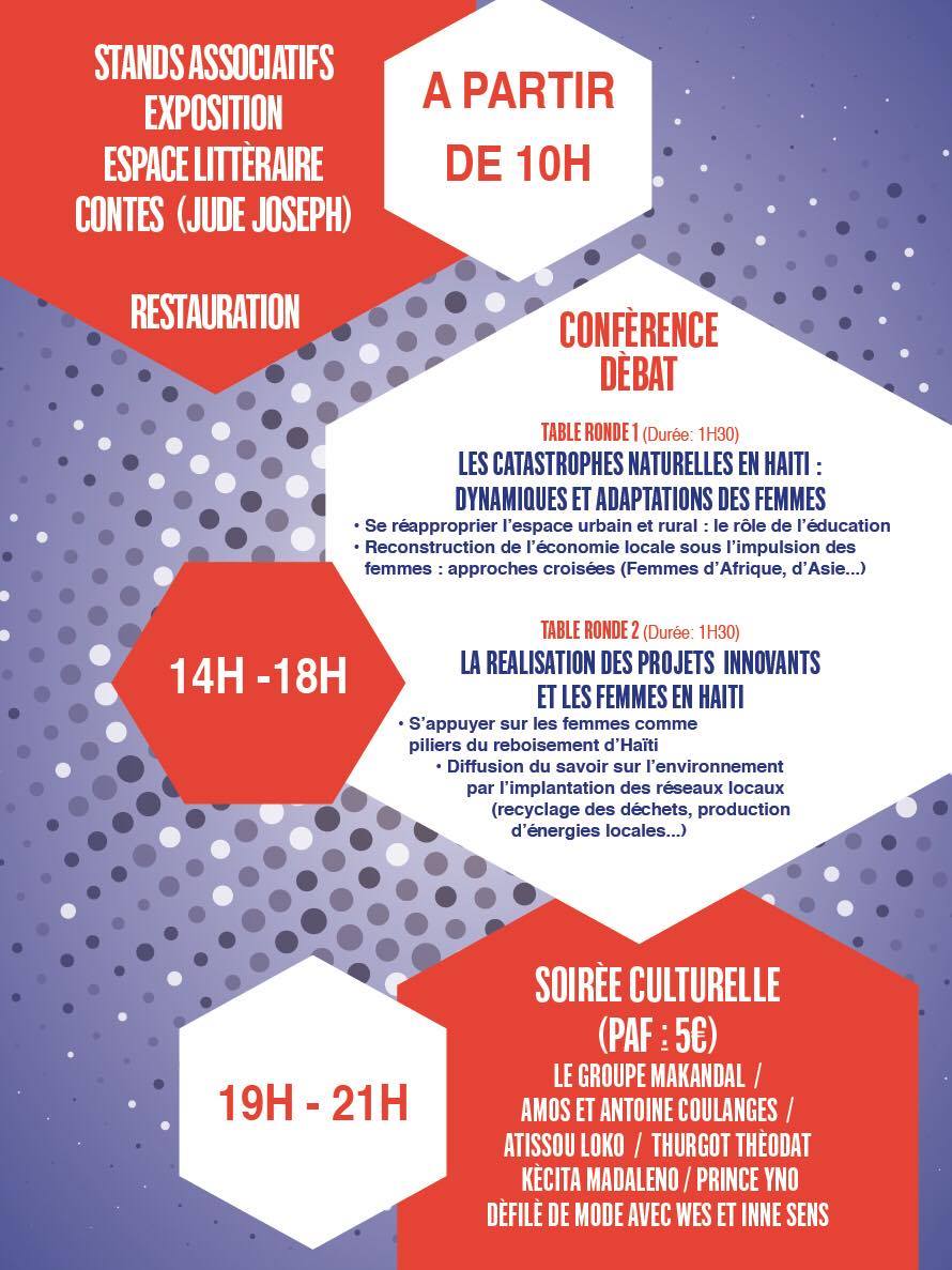 StephReinette's tweet photo. 12 NOV 2016. 11ème journée portes ouvertes des Associations Franco-Haïtiennes à Paris. #PAFHA #HAITI #AYITI #Associations #Aides PEACE https://t.co/qguI6lXfZL