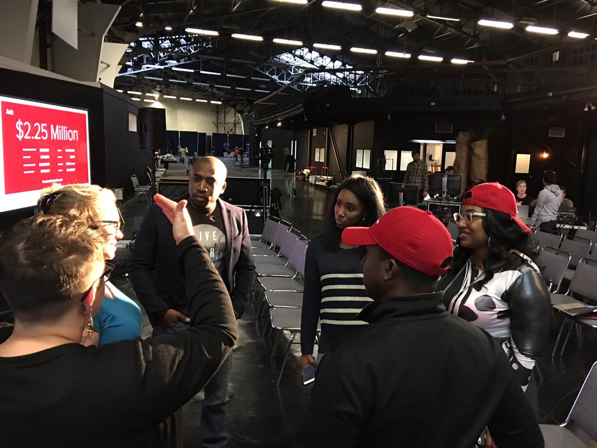 waynesutton's tweet image. The @techinclusionco startups are practicing their pitches! @Innclusive is in the building #TechInclusion16