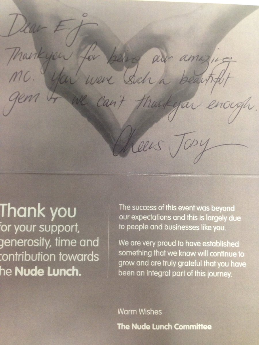theEJPalmer's tweet photo. Thanks for my beautiful note @Redhotblue ❤️ It was a beautiful day! xx #RedHotBlue #NudeLunchMackay #StarMackay https://t.co/WzhZgV36CS