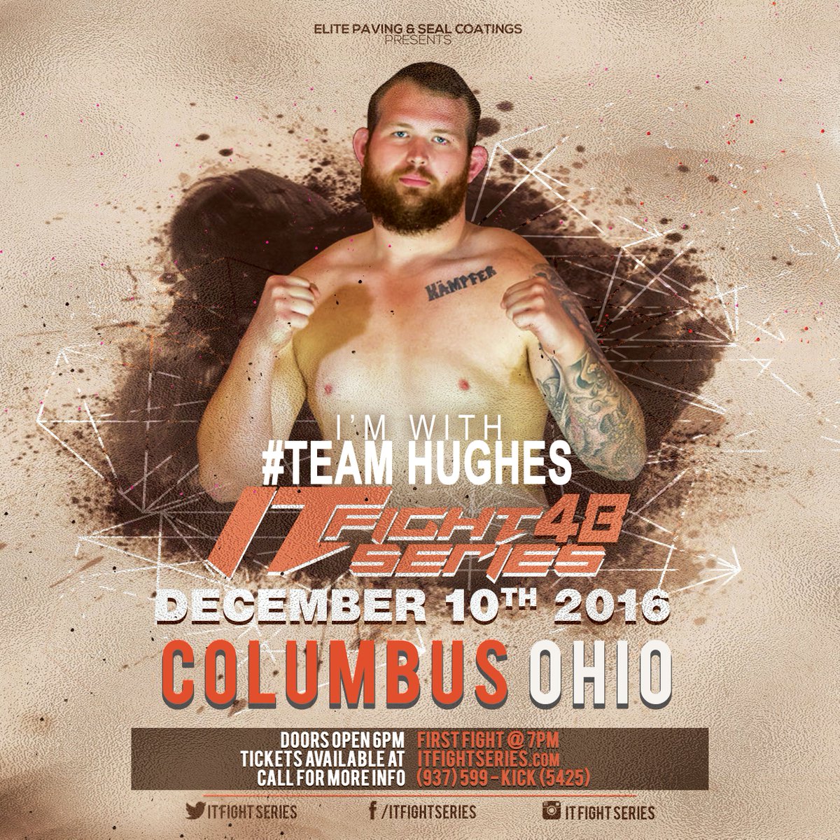 ITFightSeries's tweet photo. WHO IS READY FOR IT FIGHT SERIES 48
@dragonspohn vs Jeff Hughes
#ColumbusOhio #localmma #ColumbusMMA #IT48 https://t.co/IqdakKcNbG