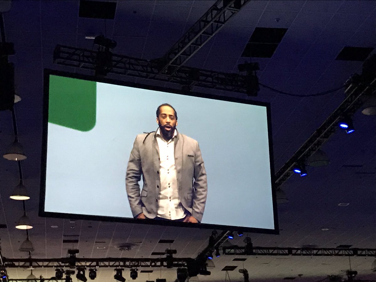 pammle's tweet photo. Talking (rhyming?) about success with success with @sekouandrews  - who has failed successfully? #qbconnect https://t.co/X2TmEjuBCd
