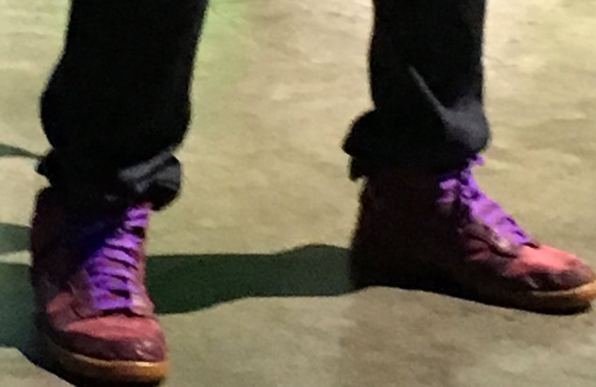 cheryl303's tweet photo. Also best shoes @sekouandrews #qbconnect https://t.co/gStyjGeq5H