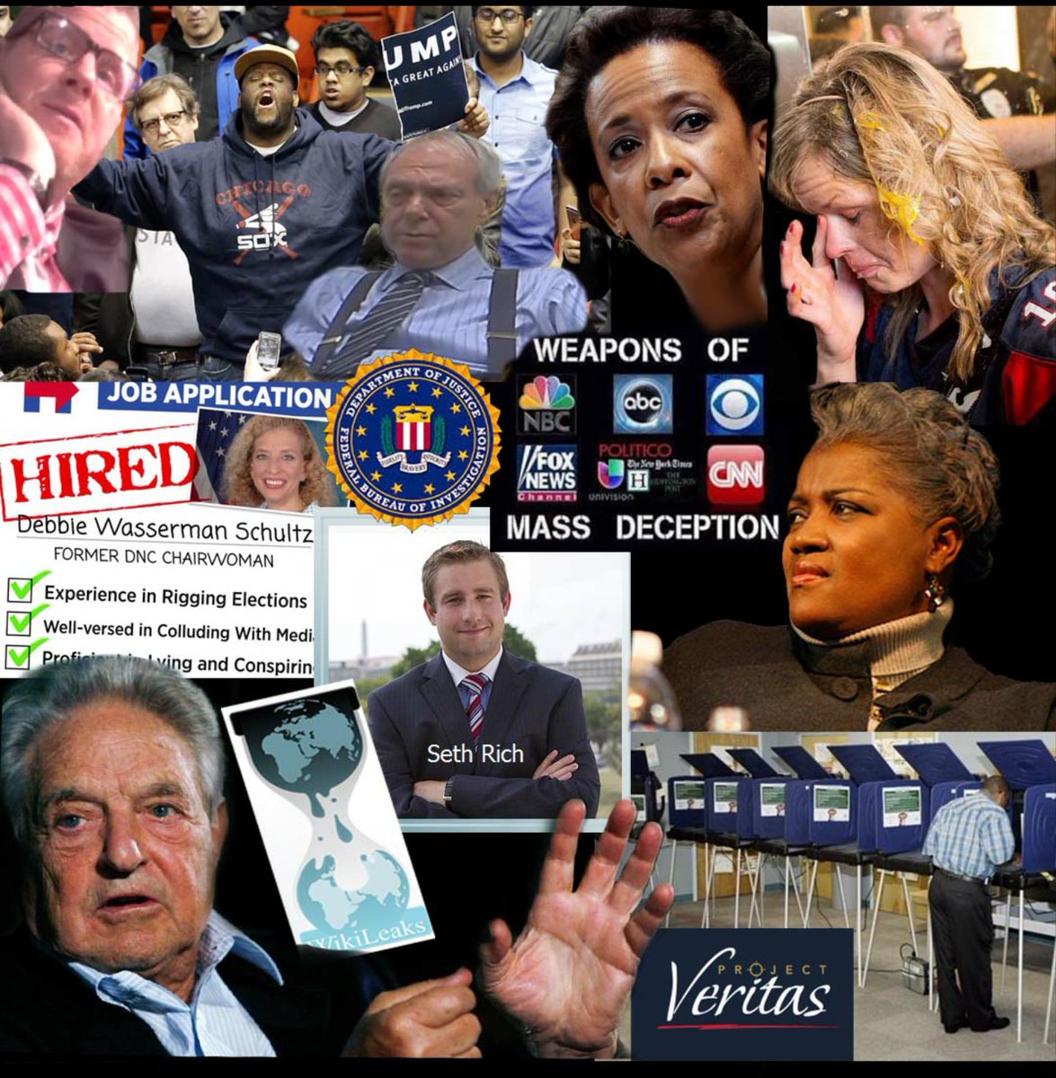 VRadke's tweet photo. ๐ฅ๐๐ฅ Rigged Election?
#MSM #Foval #Brazile #DWS
#PodestaEmails #Lynch #VeritasProject #DonaldDuck
#Chicago Rally #Wikileaks
@oreillyfactor https://t.co/Yi8OeItLfX