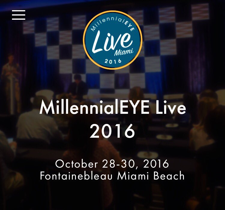 abrissettemd's tweet photo. SO excited for Miami this weekend: an amazing conference and even better weather!  @tbogetti @MillennialEYE #MiamiBeach #MillennialEYE https://t.co/nwgYxTQjGA