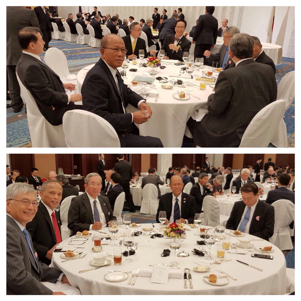 del_lorenzana's tweet photo. #DuterteInJapan: At the luncheon hosted by the @Japanfoundation. #DelTheDefender https://t.co/Mv3kh5Buxt