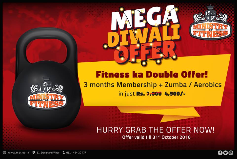 MOFDELHI's tweet photo. Give your near one the gift of health and happiness! #health #fitness #happiness #Delhi #delhichallenge #gym #Diwali #DiwaliDelights https://t.co/oueUf2U5mW