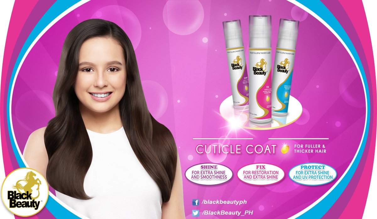 Dry and Frizzy Hair? have Damaged From UV Rays?
Don't Worry! #BlackBeauty #CuticleCoat has a Solution!
FIX,SHINE &amp; PROTECT. TRY IT NOW!