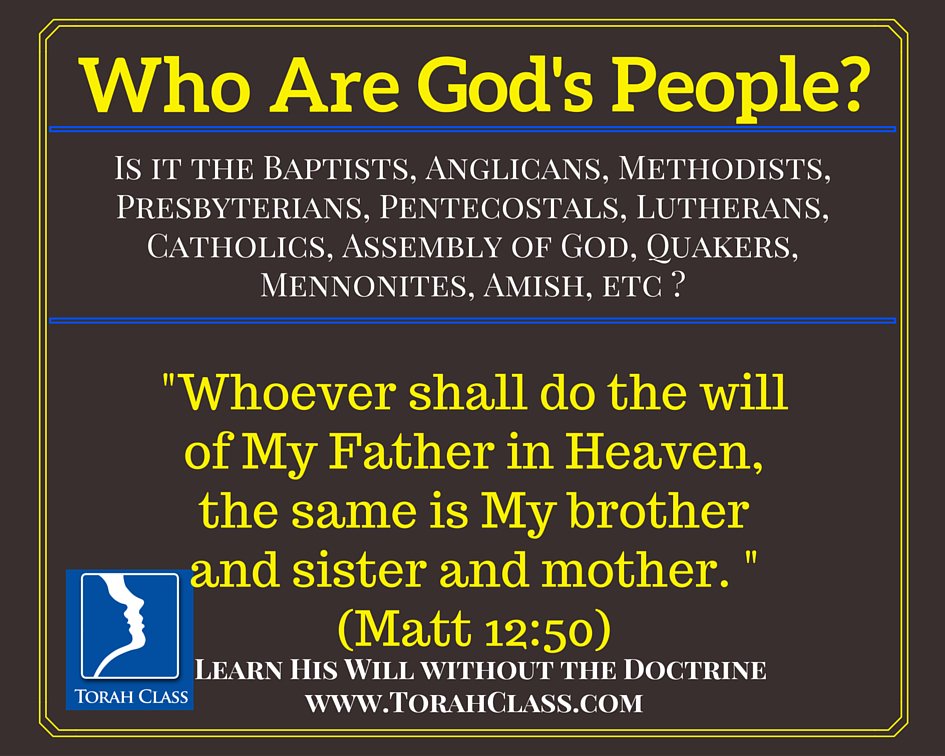 TorahClass's tweet image. Don&apos;t you find it odd every Christian group thinks only they have the truth? How can you know? Here&apos;s the measuring stick. #TorahClass