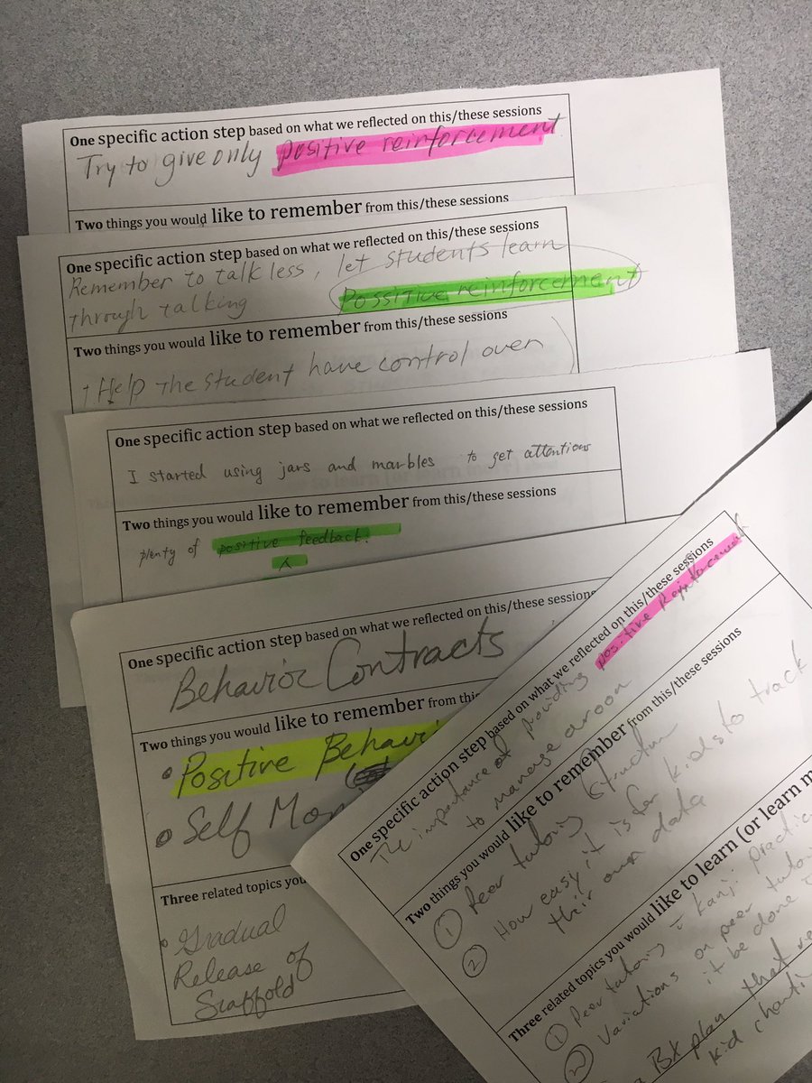 ESLSASIJ's tweet image. Finished our classroom management workshop sessions reflecting on the importance of positive reinforcement! #aba #happybehaviorist