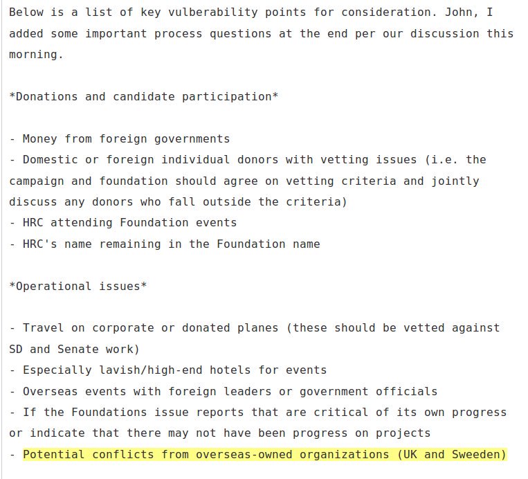 wikileaks's tweet image. Clinton Foundation vulnerability points include UK, Swedish shell registrations wikileaks.org/podesta-emails… #Clinton #UK #Sweden #Assange