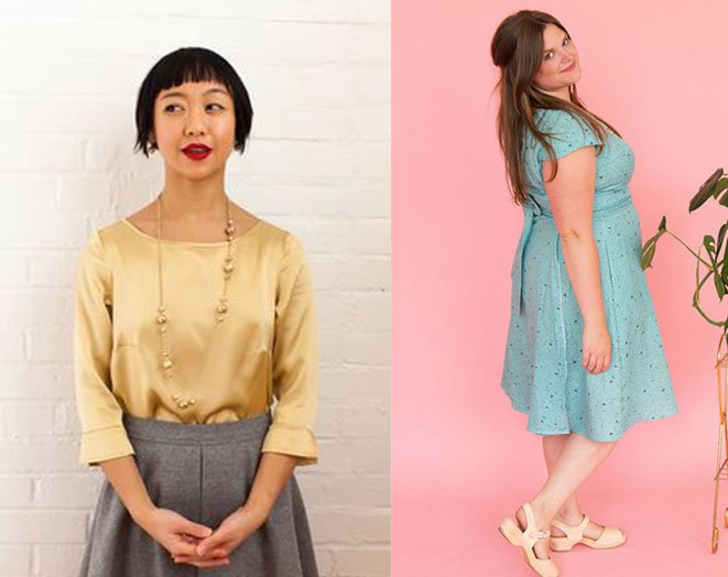 AllspiceAbounds's tweet photo. @ColettePatterns apologizes for the Rue, but still refuses to admit error in these low bust darts and unsewn hem. Sarai, we're listening... https://t.co/G91Ug8uokO