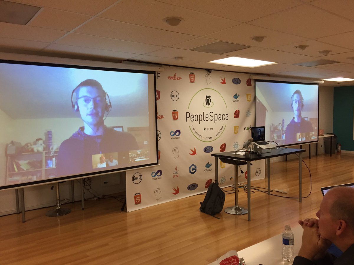 AngularJSOC's tweet image. These guys are such an awesome duo! Learning about @NativeScript 👍@tjvantoll @burkeholland