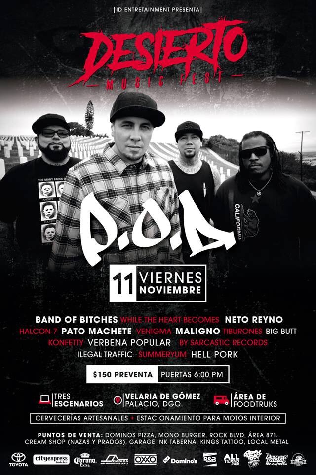 POD's tweet image. Mexico 🇲🇽 Are you ready? Friday Nov 11th 2016