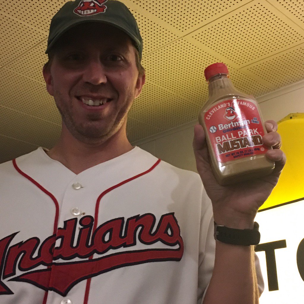 JeffJakeBethBea's tweet photo. And then came The Cleveland Mustard. Thanks UPS! #gotribe #WorldSeries #believeland #bertmans https://t.co/fBLnCIV2qn