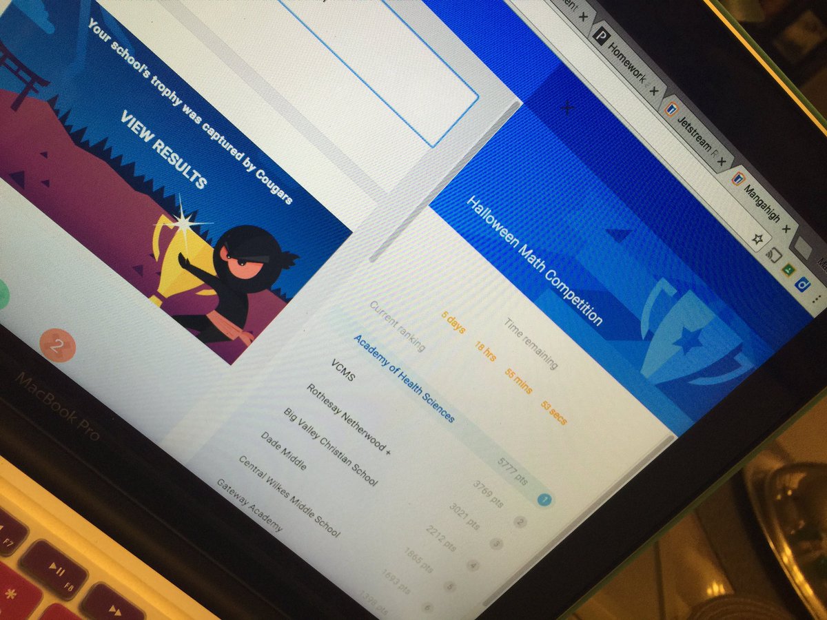 Let's go <a href="/AHS_OwlsNest/">AHS @ PGCC</a> ! Way to work! #Number1 ☝🏽️#HalloweenMathCompetition <a href="/mangahigh/">Mangahigh</a> 🙌🏽 <a href="/pgcps/">PGCPS</a> <a href="/PGCPSMSHSMath/">PGCPS Secondary Mathematics</a>