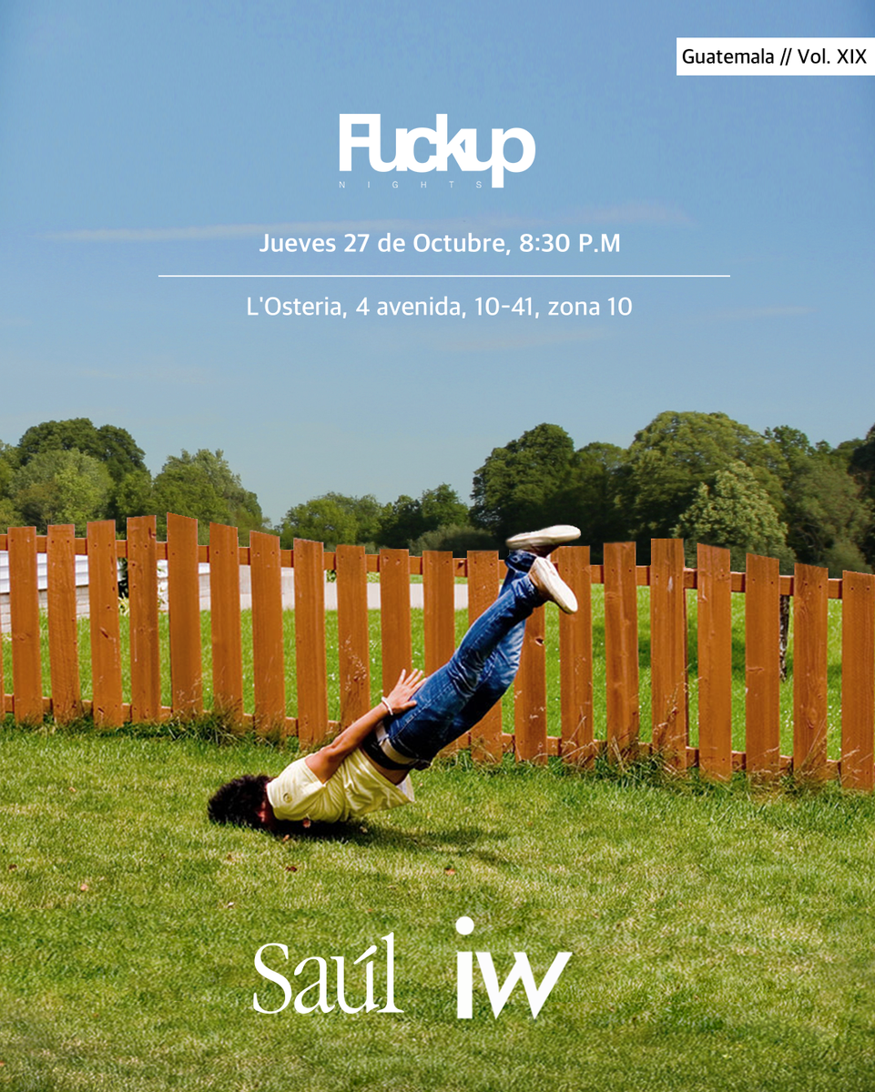 FUNGuatemala's tweet photo. Todo listo para @FuckUpNightsGT, jueves 27 de octubre en @EstiloSaul entrada gratuita, https://t.co/1Ds5JFOEfI por ahí nos vemos! #FUNgt https://t.co/oMjSOiYBjX