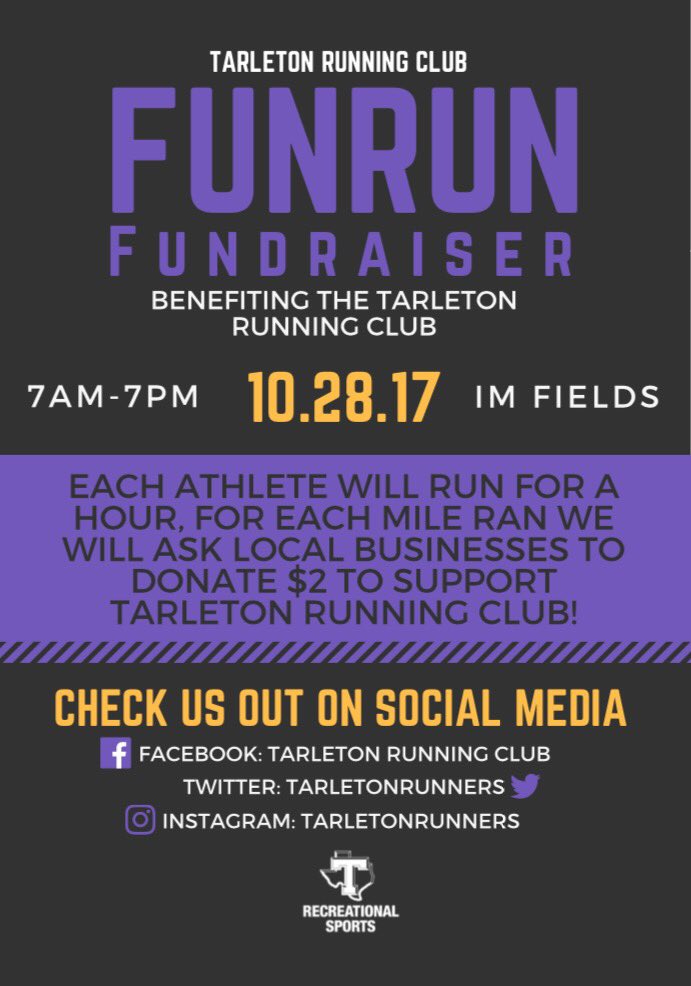 tarletonrunners's tweet image. Come out to our Fundraiser this Friday to support us on our #roadtonationals @nirca