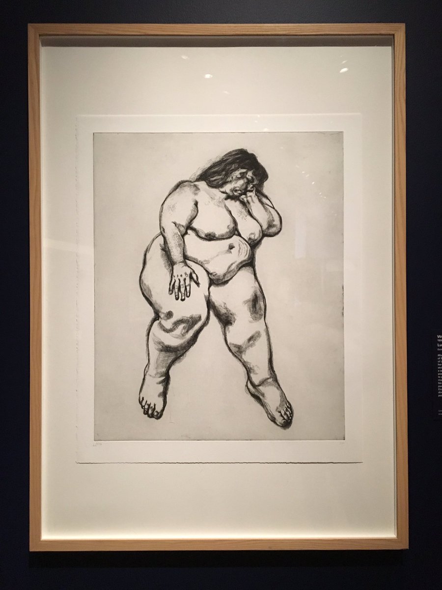 TamieAdaya's tweet photo. #womansleeping by #LucianFreud featuring @suetilley1 #LondonCalling @GettyMuseum #GettyInspires so proud of you Sue 💋 https://t.co/APkFlI2vkf