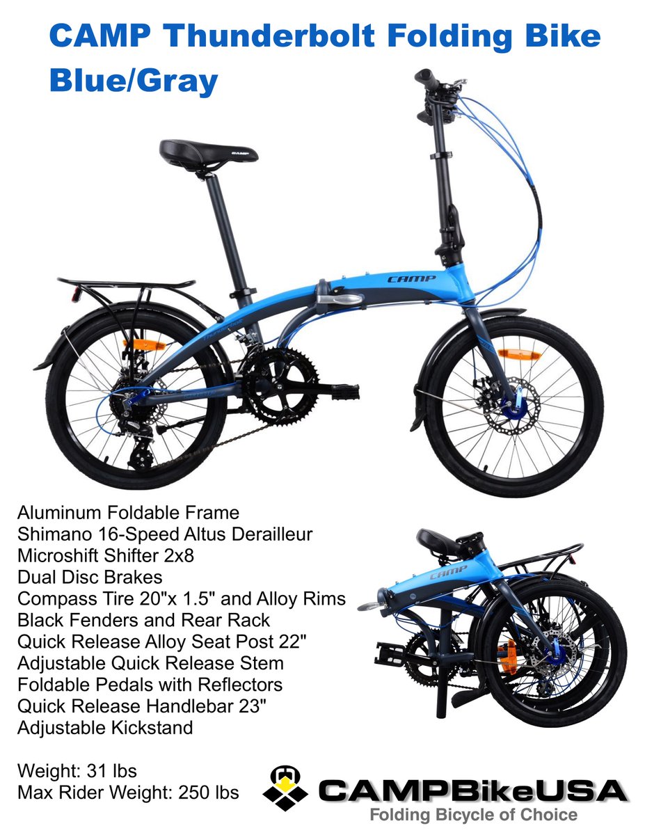 camp folding bike