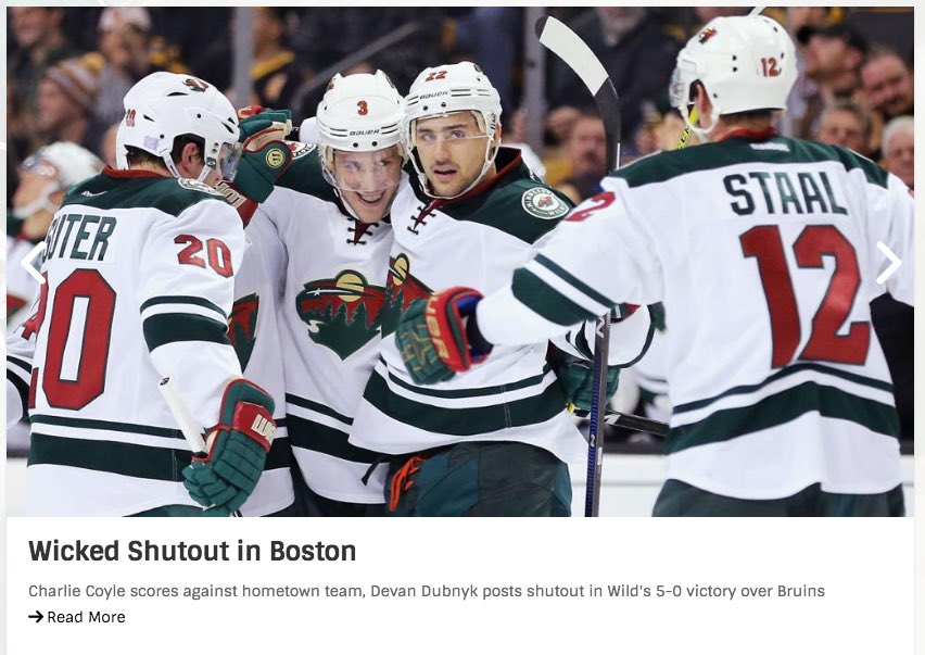 Tonight's wicked #WildHeadline by @StarTribune 👏🏻 https://t.co/lBs2oqJgog