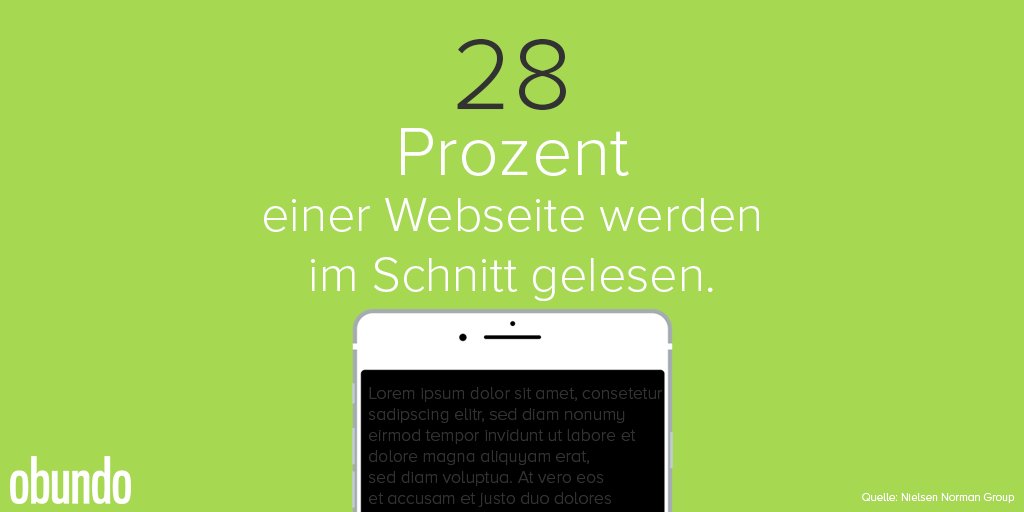 obundo_de's tweet image. Wie (fast) immer gilt daher: Qualität vor Quantität!
#ZahlDesMonats #Webtext