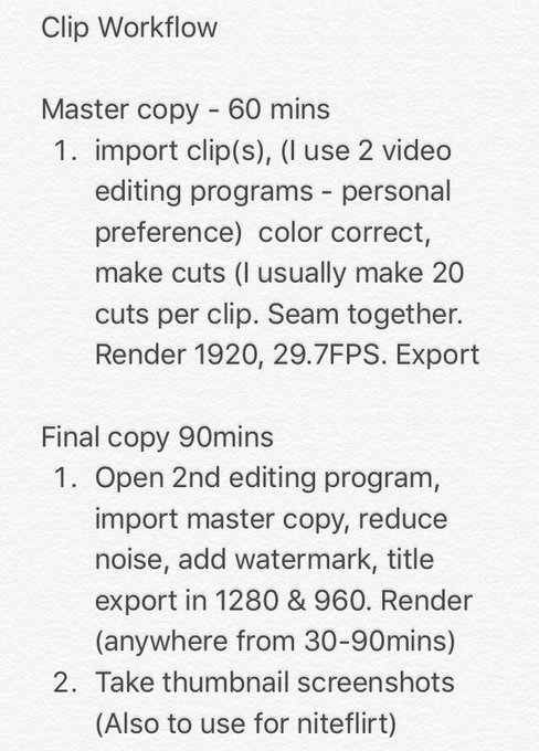 Making clips is *easy*not a real job*doesn't take long* really? Here's how I make A clip (per clip) idk<a href="/tag/femdom"class="tags"><span>#femdom</span></a><a href="/tag/mindfuck"class="tags"><span>#mindfuck</span></a><a href="/tag/joi"class="tags"><span>#joi</span></a>