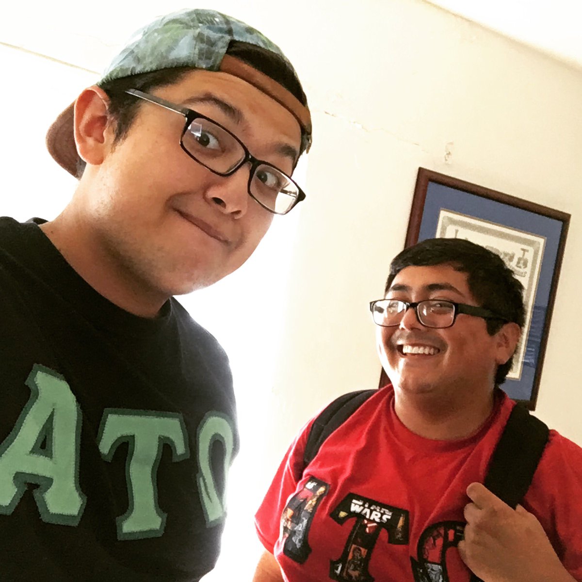 Brother Salinas and Brother Venegas repping #ATO for #tautuesday!