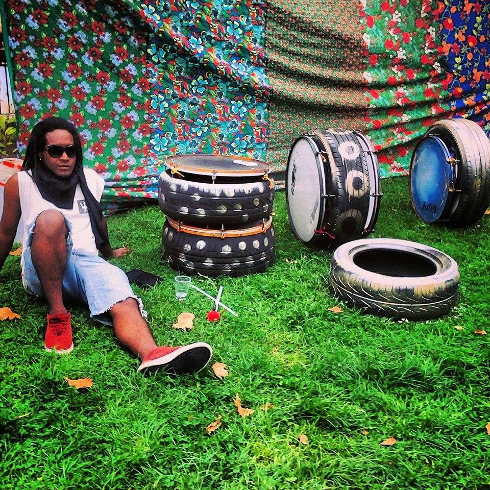 Cool as school before a summer gig... TYRE DRUMS! drummingTeambuilding.co.uk/tyredrumming for videos and info #eventprofuk