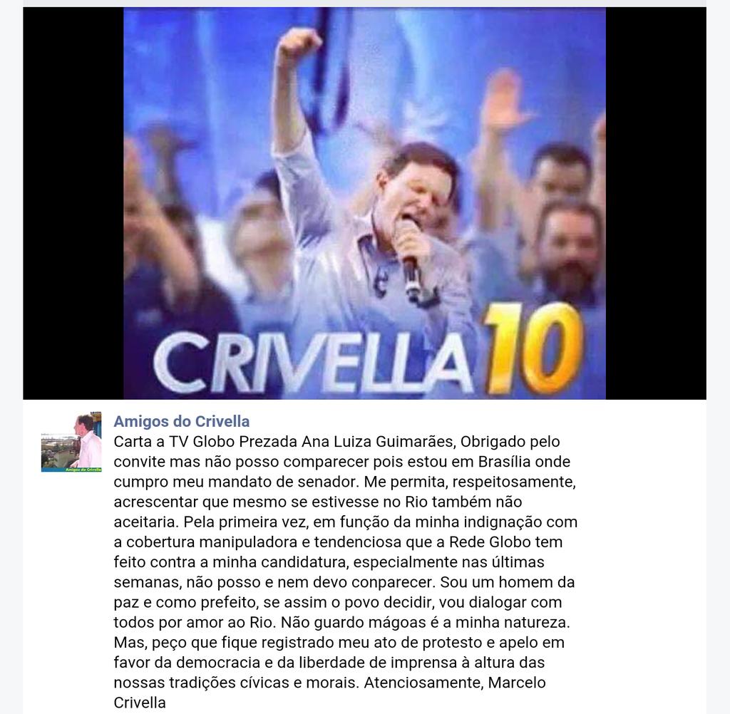 amaral_midias's tweet photo. #Crivella10 - Parabéns Senador,  é hora de colocar a Vênus Platinada no seu devido lugar. https://t.co/f4QXxftgTc