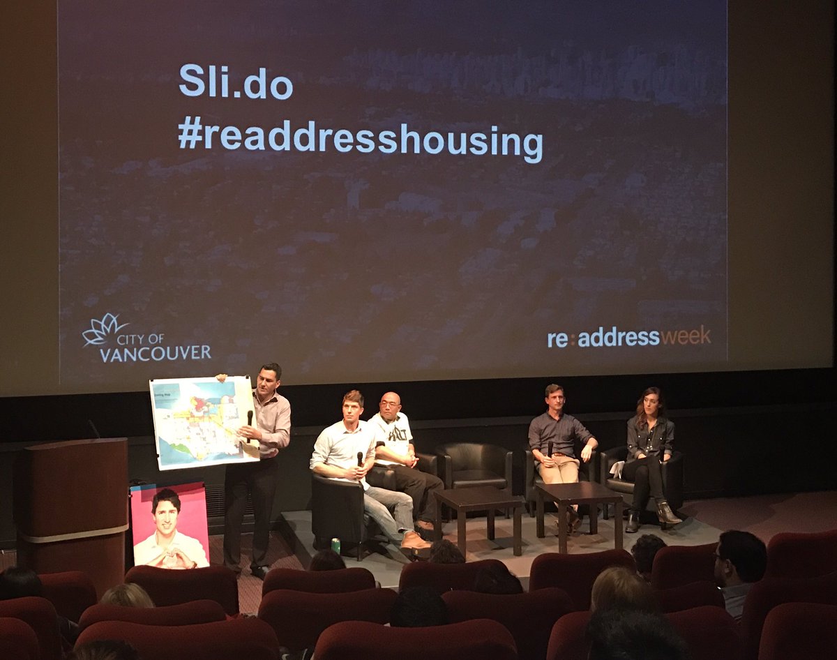 ahvancouver's tweet photo. Great to see Vancouver's zoning map highlighted at #readdresshousing. 80% of residential land zoned for single-family homes. https://t.co/IdW1qt06O1